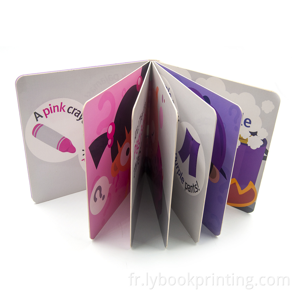 Vente chaude drôle de haute qualité Libros para ninos Book Board de forme personnalisée pour les enfants coloriage kildren coloriage livre